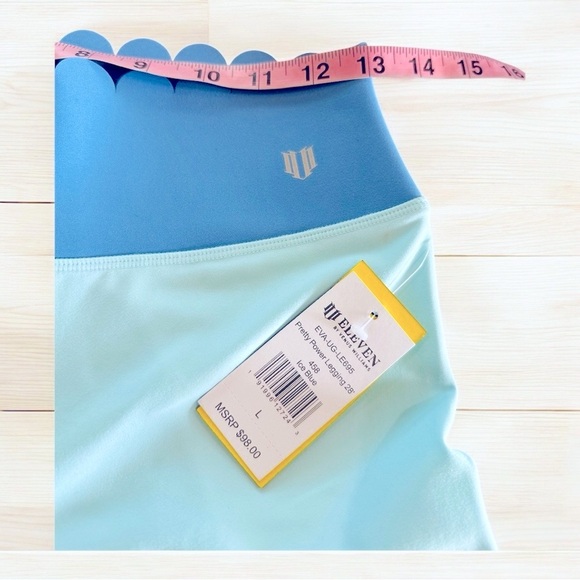 EleVen by Venus Williams Pretty Power Legging – Size M or L – Ice Blue – NWT - Picture 3 of 11